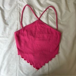 Wild Fable Hot Pink Strappy Top